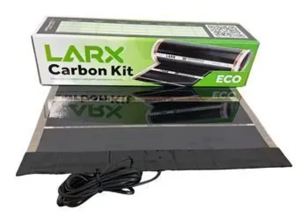 LARX Carbon Kit eco 80W 1,6x0,5m / Vykurovacia fólia / svojpomocná inštalácia (LARX-CKE100W050S160L)