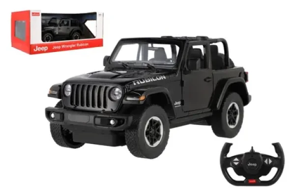 TEDDIES RC auto Jeep Wrangler Rubicon čierna