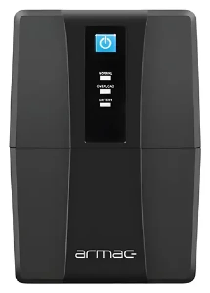 Armac Home Lite HL850E/LEDV2 čierna / Záložný zdroj / Line-Interactive / 850 VA / 2x 230V / AVR (HL/850E/LED/V2)
