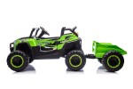 Mamido Mamido Elektrické autíčko Buggy UTV 4x4 s vlečkou 24V | 4x200W zelené