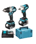 Makita DLX2533TJ / Sada aku náradia: DDF489 + DTW300 + MAKPAC + nabíjačka + 2x Aku 5.0Ah (DLX2533TJ)