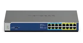 Netgear GS516UP / Switch / 16x GE / PoE++ Ultra60 / rozpočet PoE 380 W / neriadený (GS516UP-100EUS)