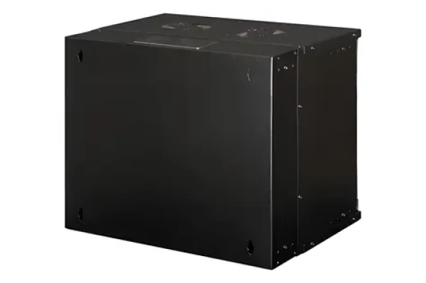 Digitus SOHO PRE DN-49205 čierny / Nástenný rack / 9U / 19 palcov / nosnosť 60 kg (DN-49205)