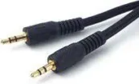 MicroConnect Slim audio kábel 3-pin Jack 3.5mm - Jack 3.5mm 0.5m čierna (AUDLL05)