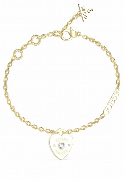Guess Krásny pozlátený náramok Guess Amore JUBB05053JWYGWH 21 cm
