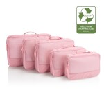 Cestovne organizery Heys Ecotex Packing Cube 5 Pc Set Pink Sand