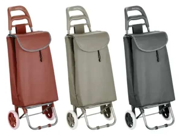 Spirella MSV / Nákupná taška na kolieskach / 33 l / 36 × 27 × 94 cm / 2 kolieska