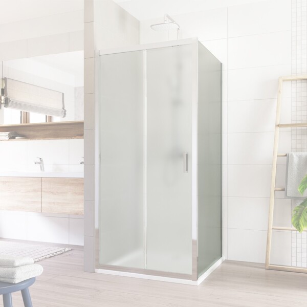 Mereo Lima pevný diel k pivotovým a dvojdielnym zasúvacím dverám, 90x190 cm, sklo Point CK10202K