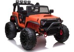 Mamido Elektrické autíčko Jeep Brothers oranžové 24V 2x200W