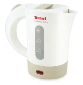 Tefal Travel#39;City KO120130 biela / Rýchlovarná kanvica / 650W / 0.5 l / plast (KO120130)