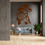 Veselá Stena Samolepka Lemmy Kilmister Farba: béžová, Veľkosť: 60 x 80 cm