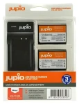 JUPIO LP-E10 / Sada 2× akumulátor + nabíjačka / 1020 mAh / pre Canon (CCA1008)