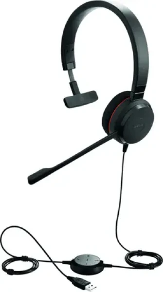 Jabra Evolve 30 II Mono UC USB-A čierna / mono náhlavná súprava / mikrofón / USB-A + 3.5mm jack (5393-829-309)