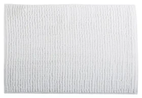 MSV CHENILLE kúpeľňová predložka 60 x 90 cm biela / mikrovlákno / protišmyková