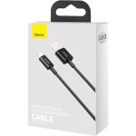 Baseus CALYS-A01 Kábel USB-A (M) - Lightning (M) 1 m čierna (CALYS-A01)