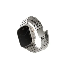 UNIQ Strova Mag remienok pre Apple Watch 49 45 44 42 mm - TITANIUM (strieborná) (8886463688151)