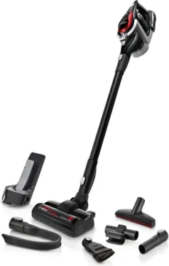 BOSCH Unlimited Series 8 BSS81POW1 čierna / Aku tyčový vysávač / Series 8 / bezvreckový / 0,4 l / 63 dB (BSS81POW1)