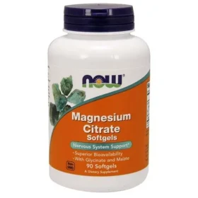 Magnézium citrát Softgelové kapsule - NOW Foods (90 kaps.) (41857-1-90caps)