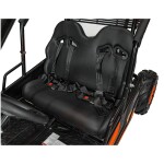 Mamido Detské benzínové autíčko Buggy LUCKY SEVEN LIFT 125CC oranžové