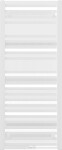 MEXEN - Plutón vykurovací rebrík/radiátor 1200 x 500 mm, 616 W, biela W106-1200-500-00-20