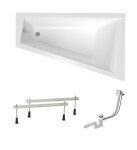 Asymetrická vaňa Laguna Idea Plus 160x100 cm akrylát pravá SIKOID1600PAPN SIKOID1600PAPN