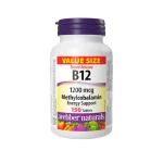 Webber Naturals B12 Timed Release 1200 mcg 150 tbl (15504)