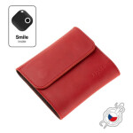 FIXED Smile Classic Wallet Kožená peňaženka so smart trackerom FIXED Smile PRO červená (FIXSM-SCW2-RD)