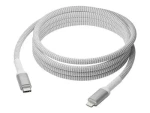 Dbramante1928 re-charge / Nabíjací kábel / USB-C - Lightning / 2,5 m / pletený (CB25CLGR7121)
