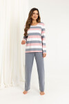 Dámske pyžamo Regina 726 long/r 2XL Z25/26 Béžová XXL