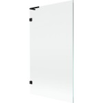 MEXEN/S - Lunar L vaňová zástena FIX 100 x 150, transparent, čierna 897L-100-000-70-00