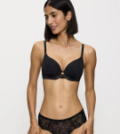 Triumph Amourette Charm - hladká podprsenka s kosticami a výplňou Triumph BLACK 85E