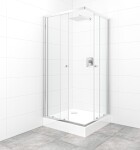 SAT - Set sprchovacieho kúta a vaničky, štvorec 90x90 cm Multi Basic SIKOBKMUQ90CRT SIKOBKMUQ90CRT