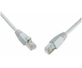 Solaris CAT6 SFTP PVC 0.5m šedá / Patch kábel / RJ45-RJ45 / AWG26 (C6-315GY-0,5MB)