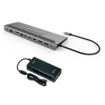 I-tec USB-C Metal Low Profile dokovacia stanica amp; nabíjačka 112W / USB-C / 4K HDMI / VGA / DP / USB / LAN / SD (C31FLATPLUS112W)