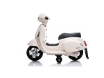 Mamido Detský elektrický skúter Vespa 300 Mini biely