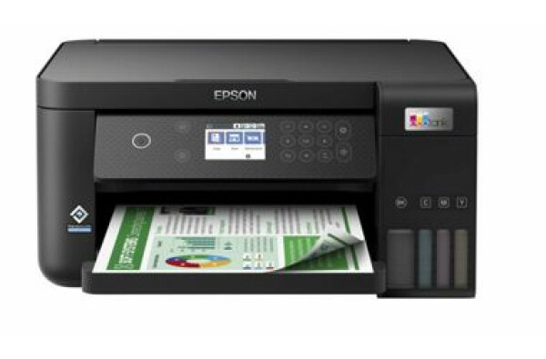 Epson EcoTank L6260 čierna / Atramentová multifunkcia / A4 / 33ppm / 4800x1200dpi / tlač amp; skenovanie amp; kop. / USB / Wi-Fi (C11CJ62402)