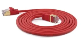 Wantec Cat7 S/FTP červená / Patch kabel / 0,2 m / RJ-45 (7156)