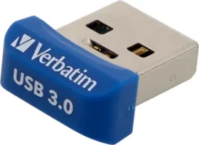 Verbatim Store #39;n#39; Stay NANO 64GB modrá / Flash Disk / USB 3.0 / čítanie: až 80 MBs / zápis: až 25 MBs (98711-V)