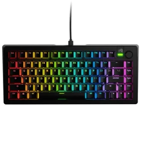 Glorious GMMK 3 75% - Fox Linear ANSI čierna / herná 75% TKL / USB-C / ANSI (US) layout / Fox Linear / RGB / 1.4m (GLO-KB-GMMK3-75-PB-FOX-W-BLK-US)