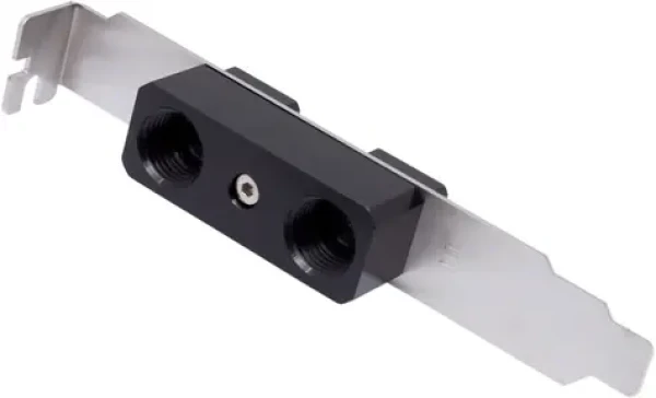 Aqua Computer Coolant feedthrough pre PCI / 2x G1:4 (63047)