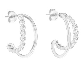Tamaris Strieborné náušnice so zirkónmi Tiny Glimmer TJ-0609-E-21