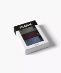 Boxerky Atlantic 3MH-226/25 A'3 S-2XL zeleno-maroun-modrá XL