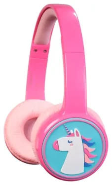 Denver BTH-106P ružová / Detské bezdrôtové slúchadlá s mikrofónom / Bluetooth 5.3 (dbth106p)