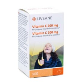 LIVSANE Vitamín C 200 mg 60 tabliet