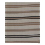 Chic Antique Bavlnený obrus Aix Latte Stripes 140 × 240 cm