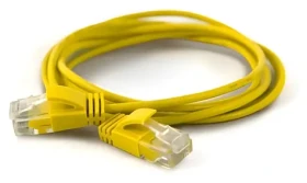 Wantec CAT6a U/UTP 25 m žlutá / Patch kabel / RJ-45 / 2,8 mm (7294)