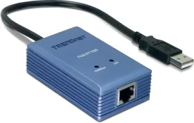 Trendnet TU2-ET100 biela / USB LAN adaptér / Fast Ethernet 100 Mbit/s / USB 2.0 / RJ-45 (TU2-ET100)