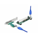 DeLock Riser karta PCI Express x1 na PCI 32Bit / Riser karta / flexibilný kábel 60 cm (90065)
