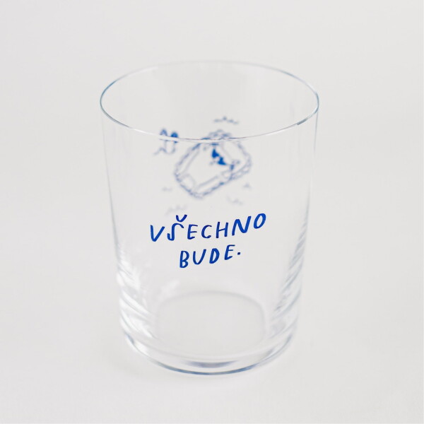 Bella Rose Pohár bude na vodu Všechno bude / Mačka 340 ml