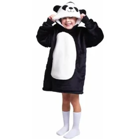 Cozy Noxxiez Panda - hrejivá televízna mikinová deka s kapucňou / 3 - 6 rokov (20-CH306)